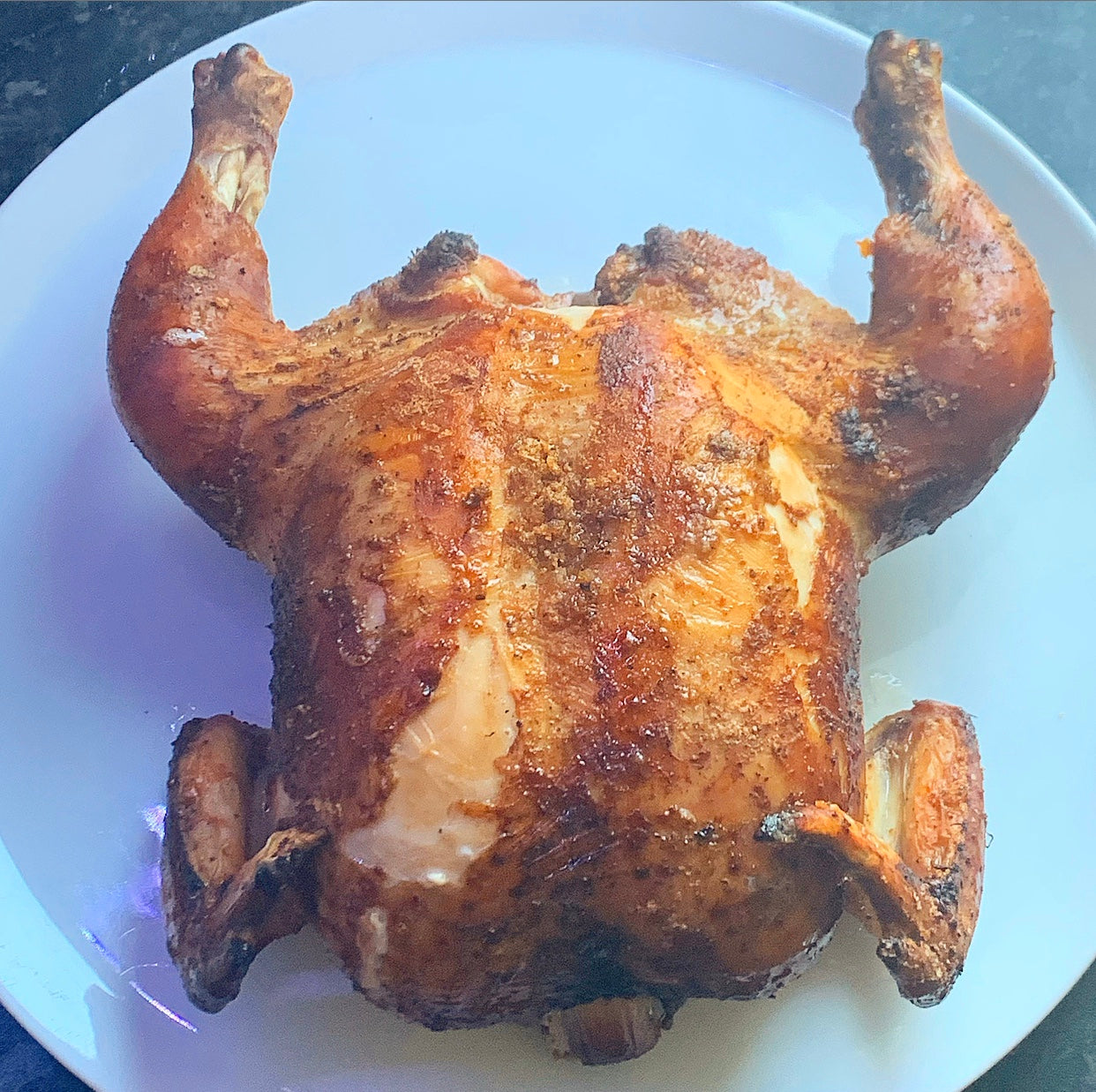 Smoke Roasted Whole Chicken